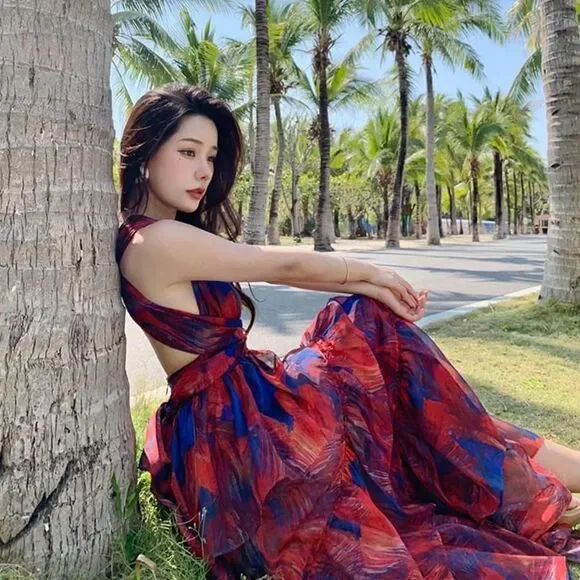 New without tags Colorful Summer Dress - Picture 4 of 5